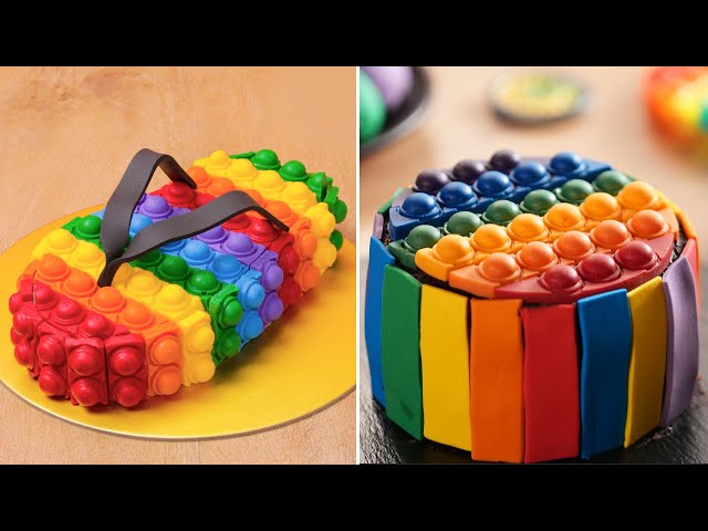 Colorful Rainbow Cake Designs