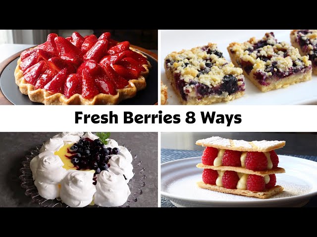 Strawberry Tart, Blackberry Buckle, Blueberry Shortbread & More