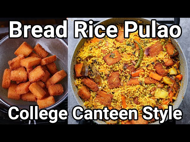 Vegetable Pulav with Fried Bread