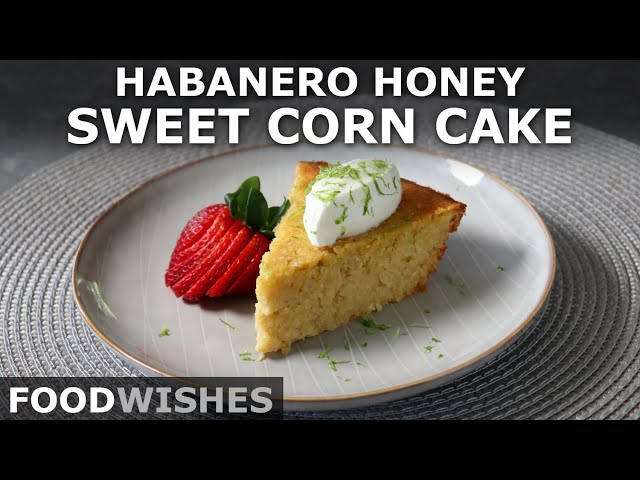 Habanero Honey Sweet Corn Cake