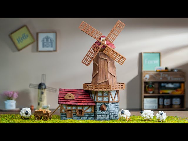 Amazing Chocolate Windmill House Cake Ideas
