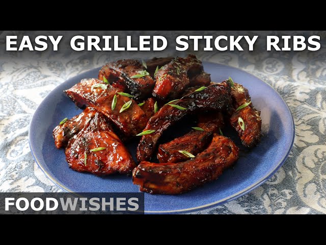 Easy Grilled Sticky Ribs