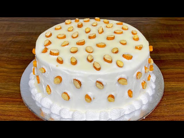 Milky Nuts Cake Without Oven