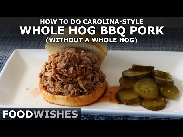 Carolina-Style Whole Hog Barbecued Pork