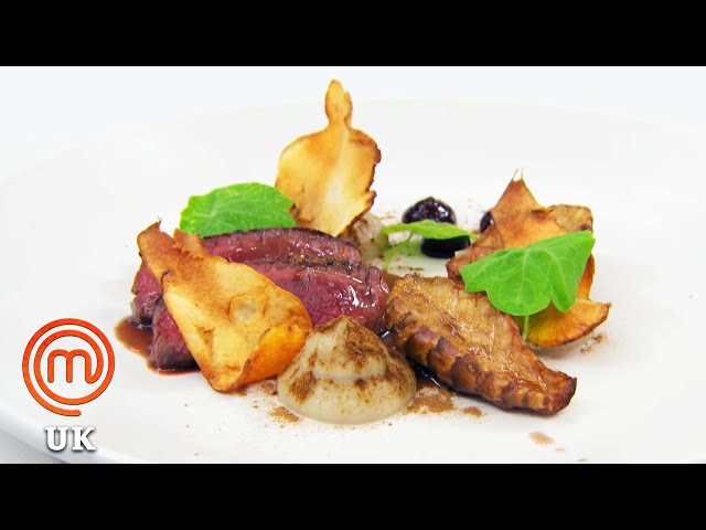 Venison Haunch Steak for the Semi-finals | MasterChef UK | MasterChef World