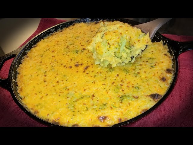 Broccoli & Cheese Rice Skillet
