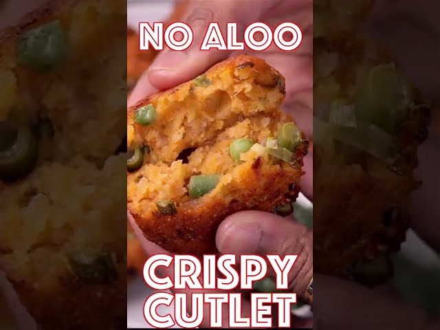 Crispy Poha Sooji Cutlet