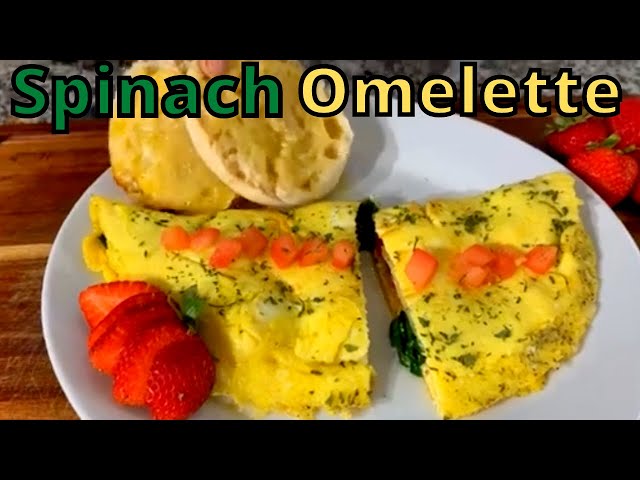 Spinach Omelette With Cheese
