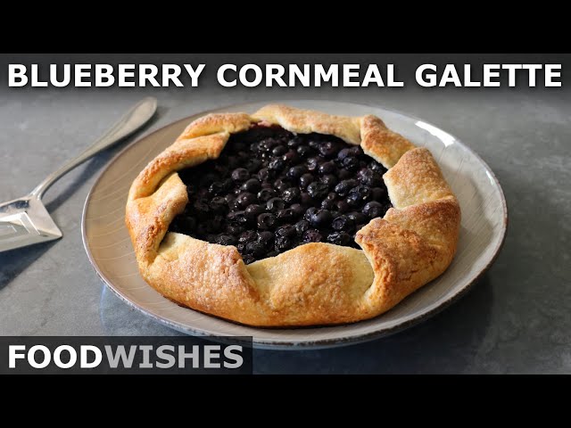 Blueberry Cornmeal Galette
