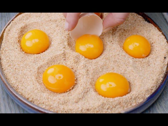 Fried egg yolks