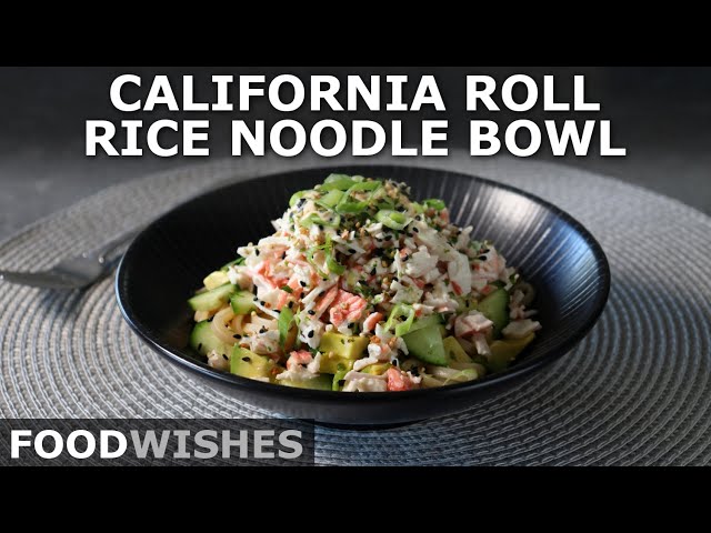 California Roll Rice Noodle Bowl