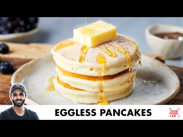 Eggless Fluffy Pancake