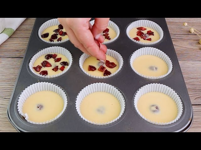 Cherry muffins