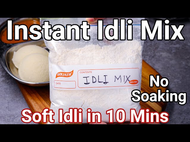 Homemade Instant Idli Premix