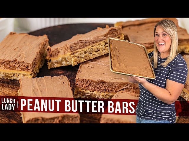 Lunch Lady Peanut Butter Bars