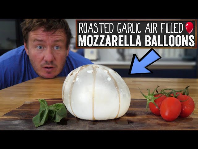 Garlic Mozzarella Balloons