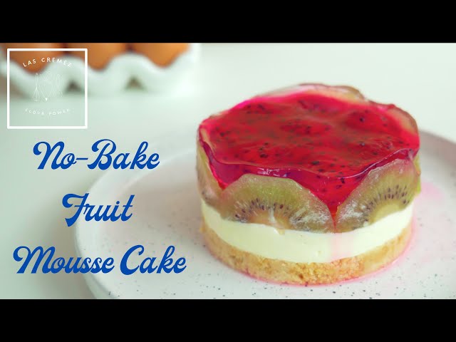 No Bake Fruit Mousse Cake