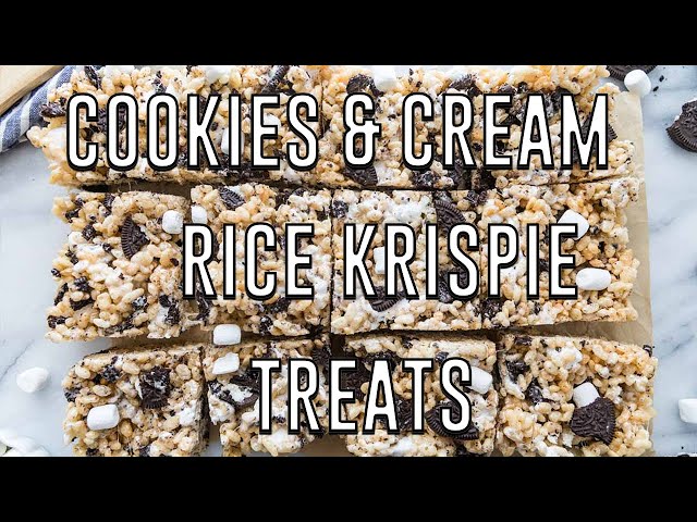 Cookies and  Rice Krispie Treats