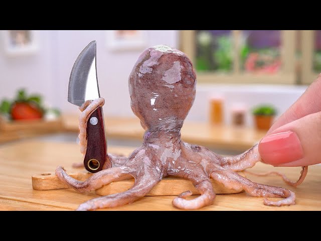 Miniature Korean Spicy Stir Fried Octopus