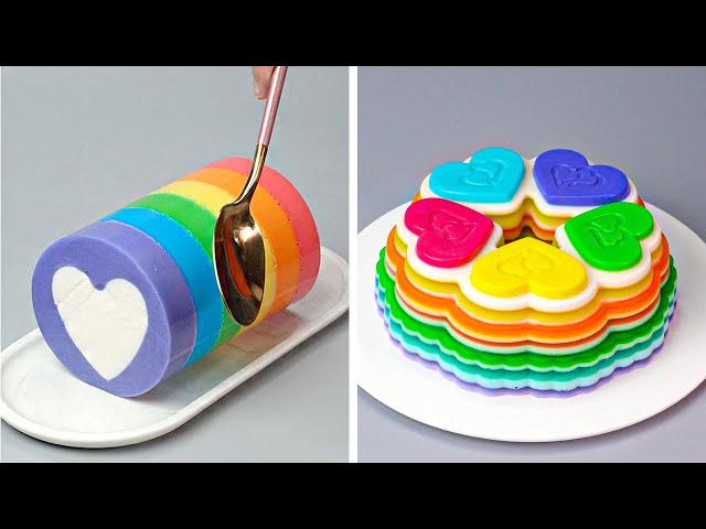 Stained glass jelly cake | bunch