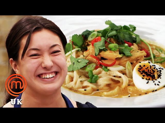 Creating A stunning Noodle Signature Dish to Win A White Apron | MasterChef UK | MasterChef World