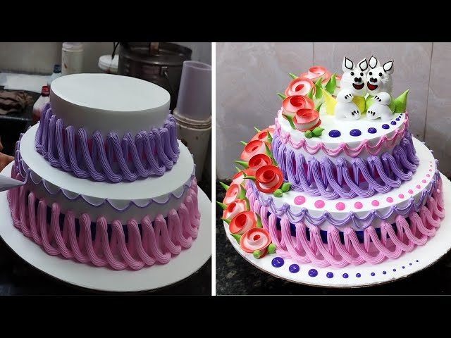 Three colours Happy birthday wala cake  Recipe by Ummi Ali  Cookpad