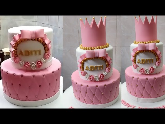 Princess Baby Birthday Cake