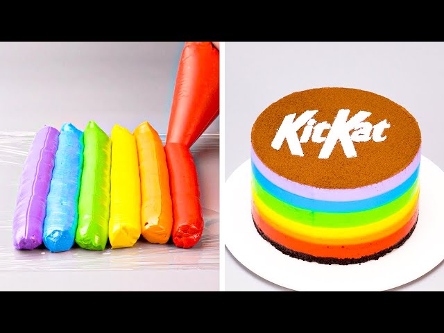 Rainbow Cake Decorating For Your Family