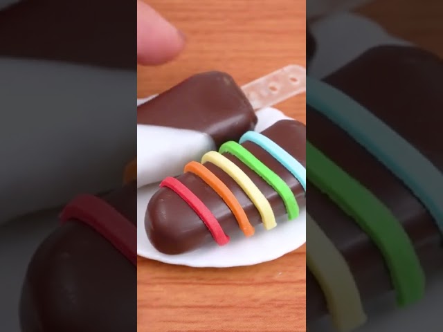 Miniature Rainbow Ice Cream