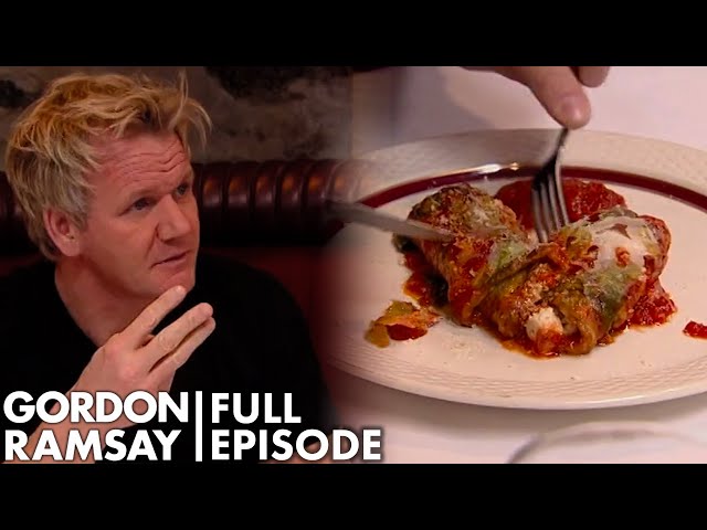 Gordon Ramsay Disgusted At Being Served Three Week Old Food | Kitchen Nightmares