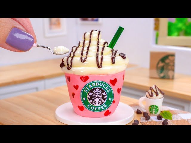 Miniature Starbucks Cake Decorating
