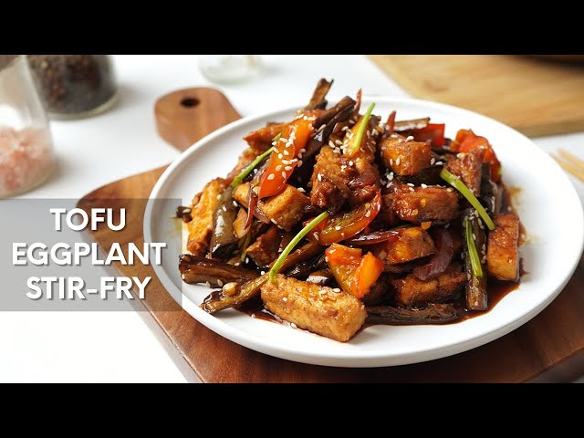 Tofu and Eggplant Stir-fry