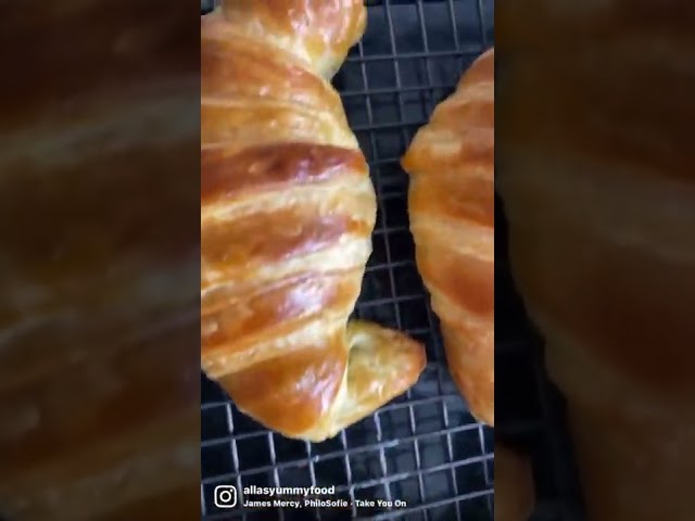 Home made croissants
