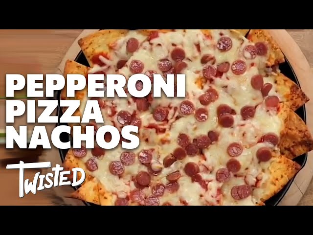 Pepperoni Pizza Nachos