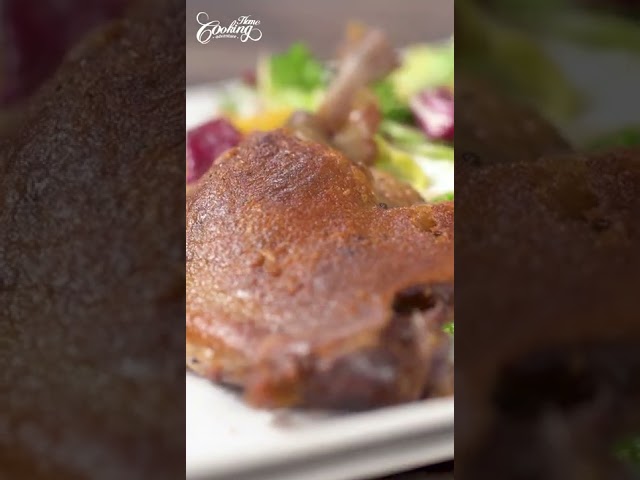 Homemade Duck Confit with Fresh Salad