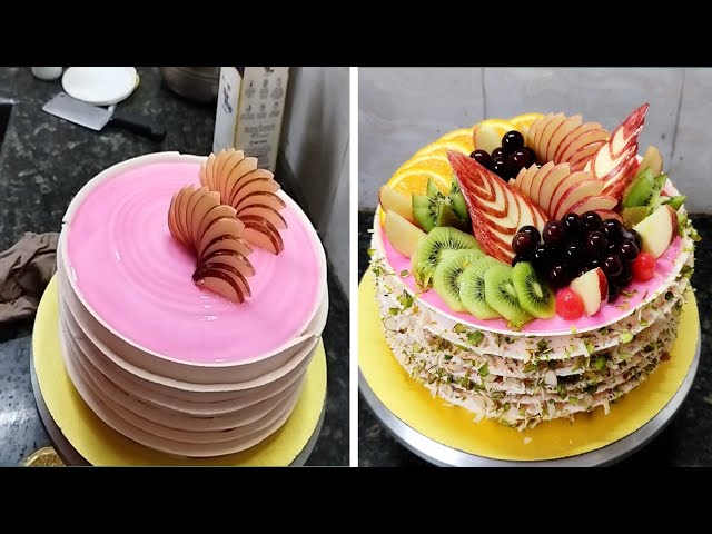 Fresh fruit cake design