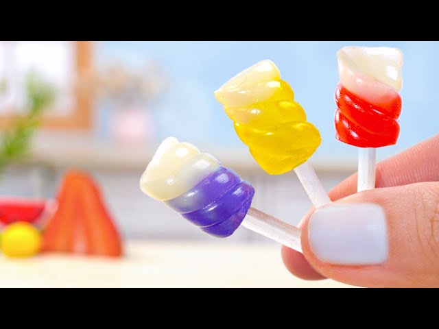 Miniature Fruit Lollipop