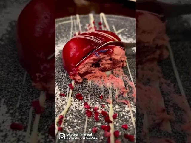 Strawberry mousse hearts