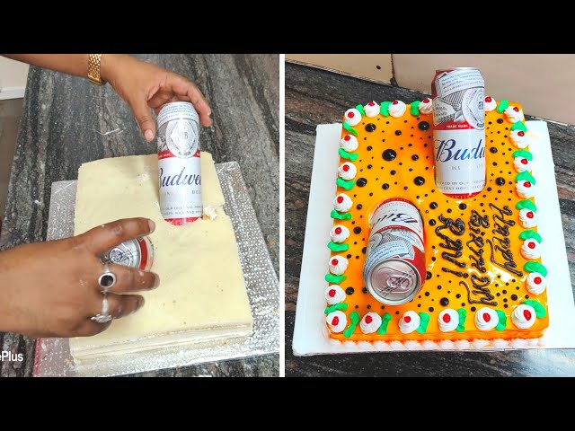 Beer Can Cake