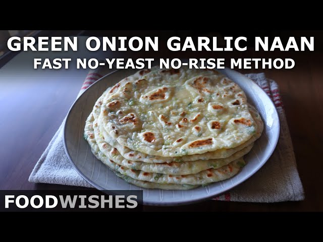 Garlic Green Onion Naan
