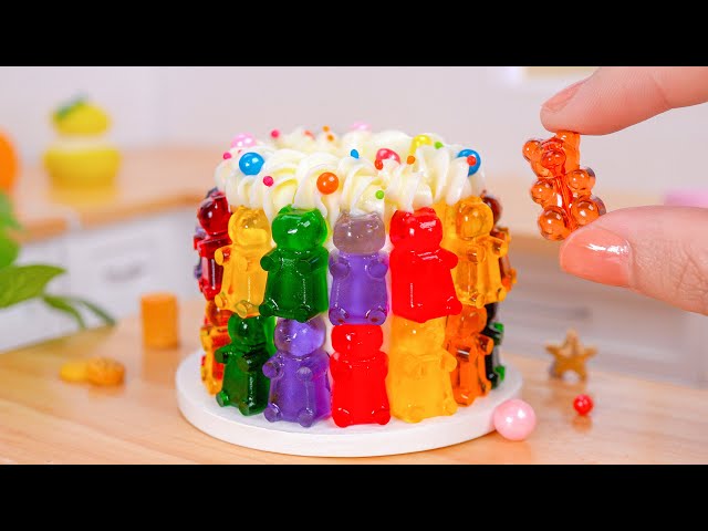 Miniature Gummy Bear Cake