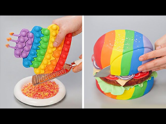 Colorful Birthday Cake Decorating Ideas