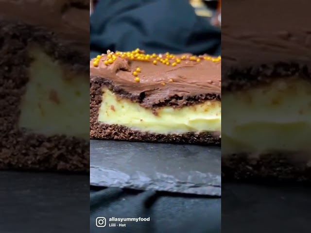 Chocolate custard cake