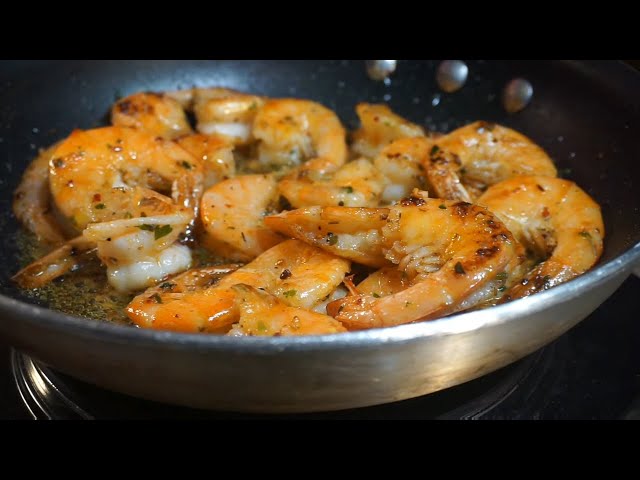 Pan Seared Garlic Butter Shrimp