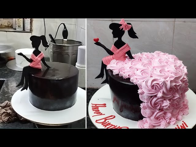 Girl Birthday Cake From New Cake Wala Recipe On Niftyrecipe