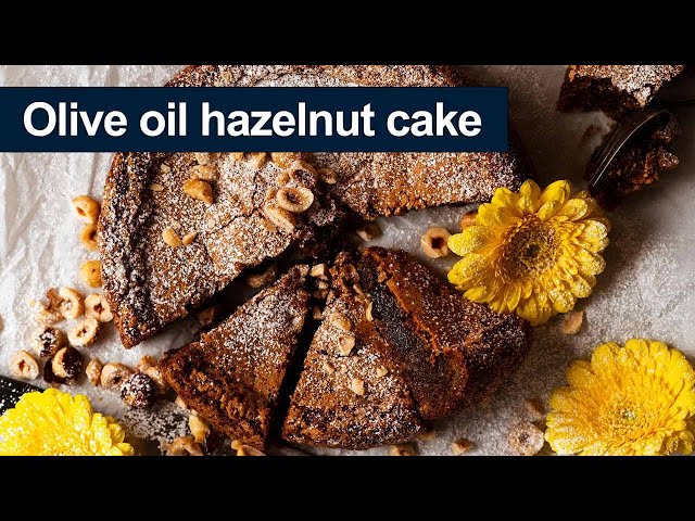 Hazelnut Olive Oil Cake