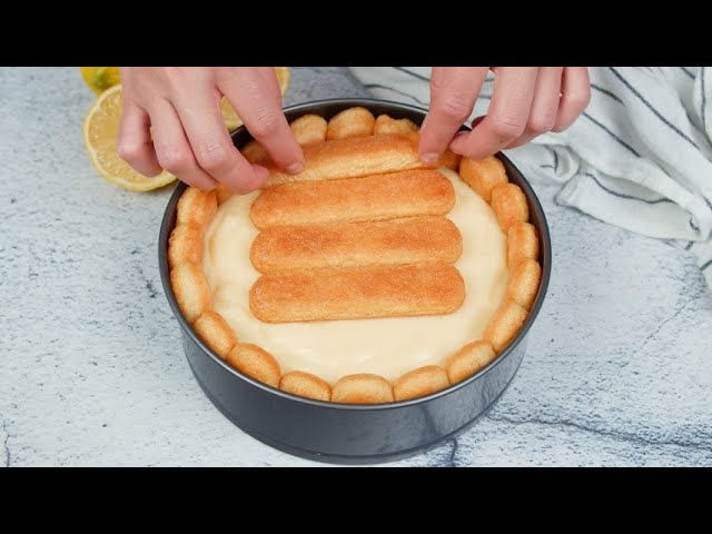No-bake lemon cake