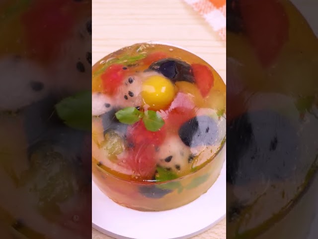Miniature Fruit Jelly Cheesecake