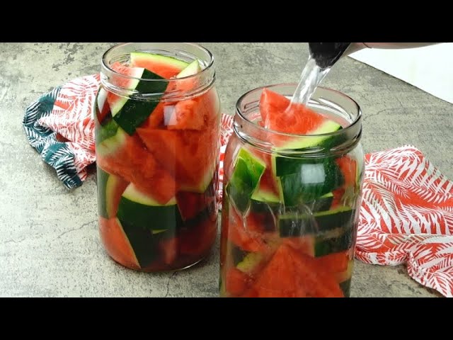 Watermelon in a jar
