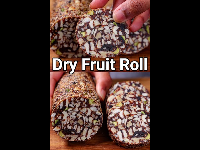 Dry Fruit Roll Barfi